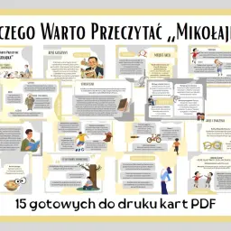 Mikołajek streszczenie krótkie: francuski humor, szkolne perypetie i przyjaźń. Książka uczy dystansu do problemów i pokazuje, że bycie szczęśliwym nie wymaga bycia idealnym.