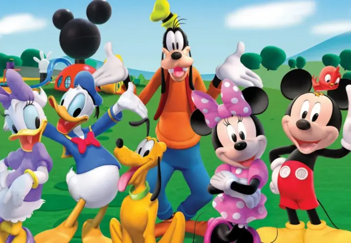 Myszka Miki, Minnie, Donald, Daisy, Goofy i Pluto zapraszają na wesołe bajki Disneya dla 4 latka.