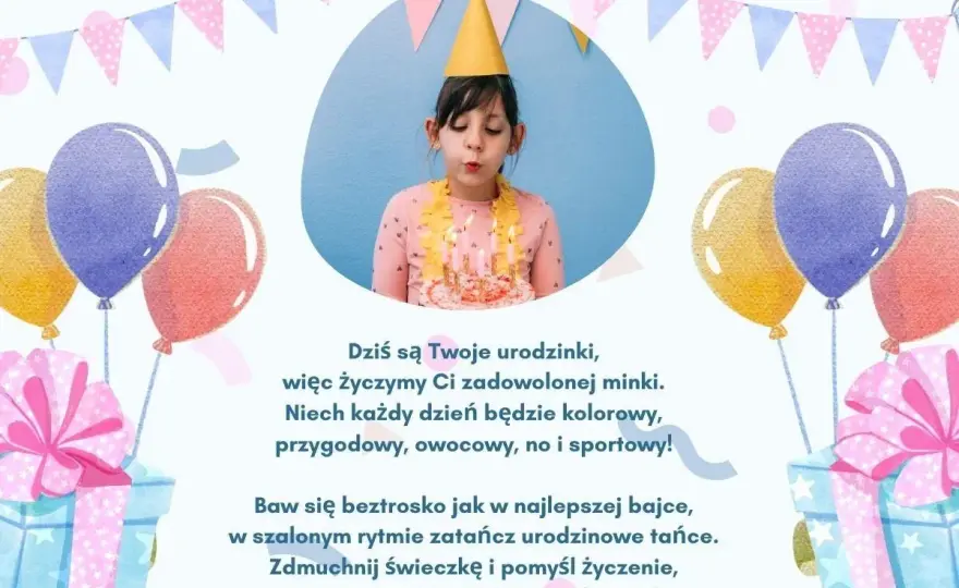 Wierszyki urodzinowe dla dzieci: Rymowane życzenia na każdą okazję