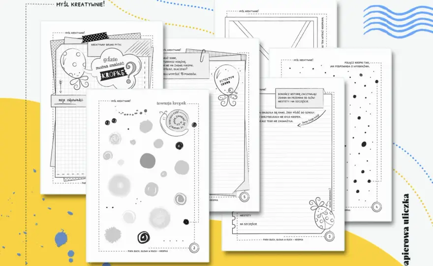 Kreatywne karty pracy: Pobierz PDF, inspiracje i pomysły