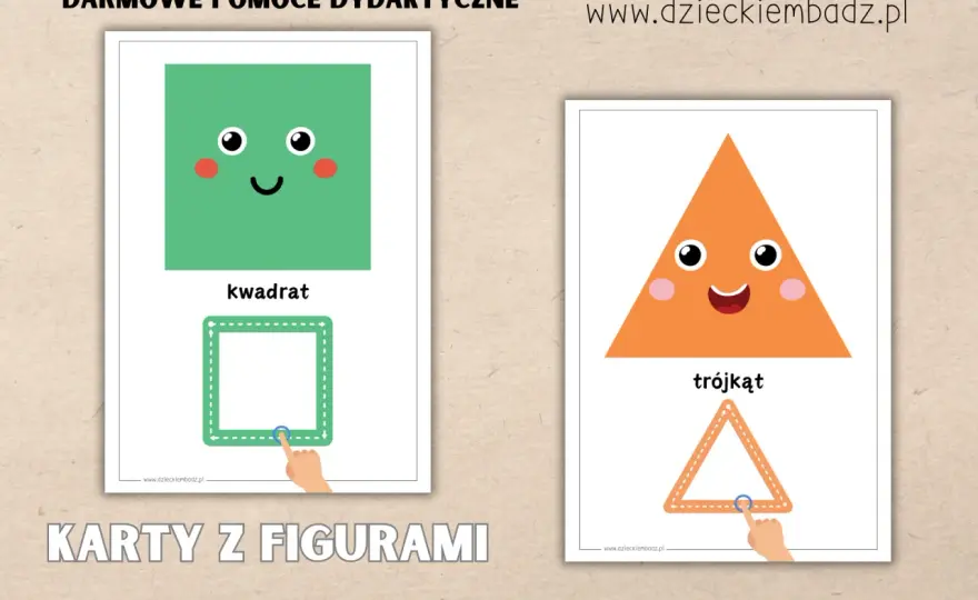Obrazki z figur geometrycznych do druku: Pobierz szablony PDF!