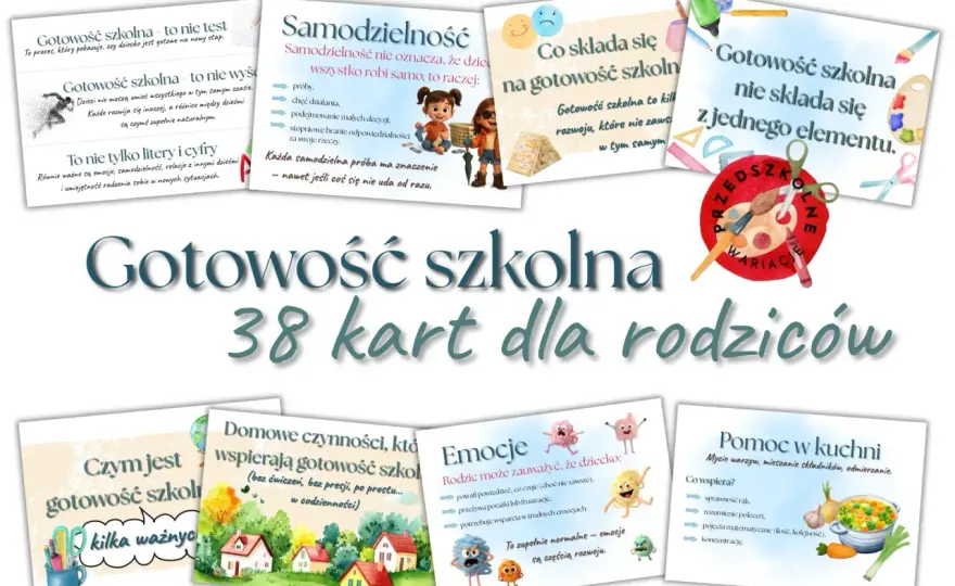 Karty pracy dla zerówki: Darmowe PDFy dla gotowości szkolnej