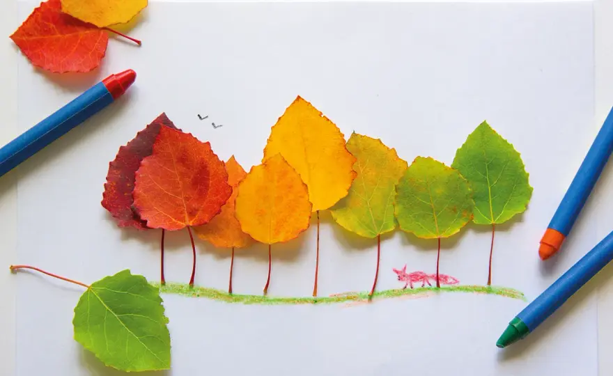 Jesienne prace plastyczne dla przedszkolaków: 50+ inspiracji