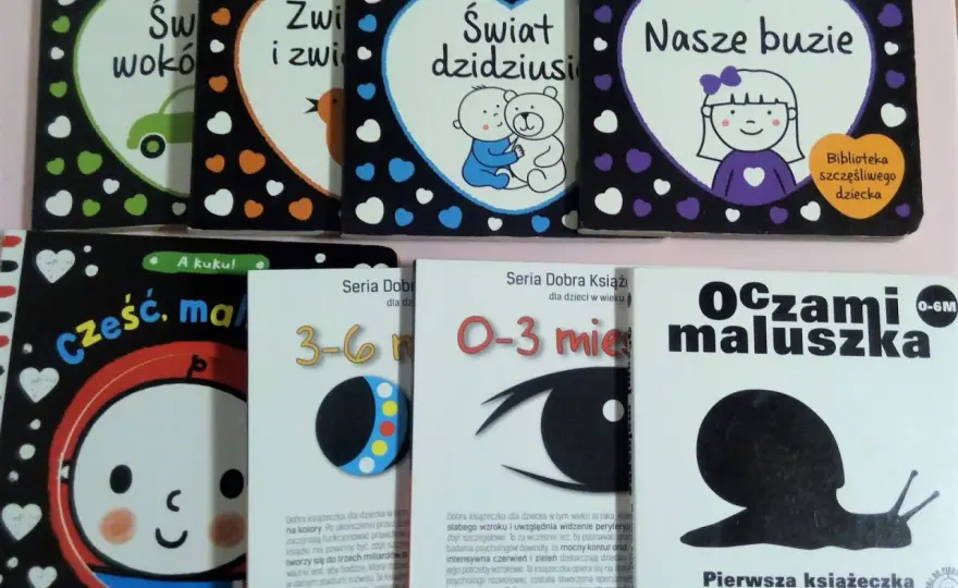 Obrazki kontrastowe dla niemowlaka: rozwój wzroku i mózgu